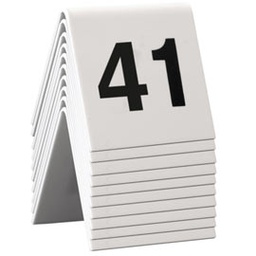 [74556] SET da 41 a 50 NUMERI PER I TAVOLI Securit