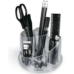 [57991] SET PORTATUTTO IN PLEXIGLASS GIREVOLE C/ACCESSORI ART.5475