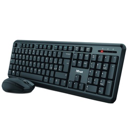 [91185] Set tastiera wireless + mouse wireless ultrasilenziosa TKM-350 - Trust