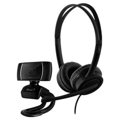 [91200] SET WEBCAM + MICROFONO DOBA 2IN1 - NERO - TRUST