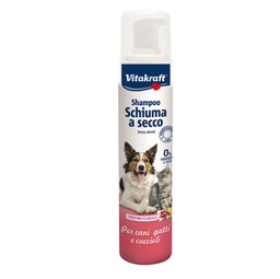 [92002] Shampoo schiuma a secco 200ml per cani e gatti