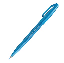 [94283] Sign Pen Brush azzurro Pentel
