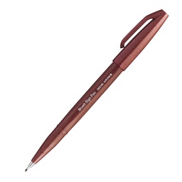 [94278] Sign Pen Brush marrone Pentel