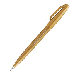 [94285] Sign Pen Brush ocra Pentel
