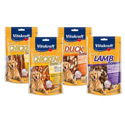 [92009] SNACKS CHICKEN BONAS - BASTONCINI PER CANI GUSTO POLLO E FORMAGGIO 80 GR