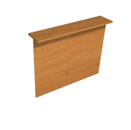 [76802] SOPRALZO RECEPTION per SCRIVANIE da 140cm NOCE CHIARO - EASY