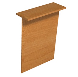 [76800] SOPRALZO RECEPTION per SCRIVANIE da 80cm NOCE CHIARO - EASY