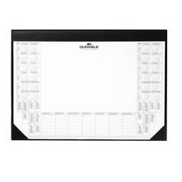 [65197] SOTTOMANO CON 25FG C/CALENDARIO BIANNUALE 59x42cm DURABLE