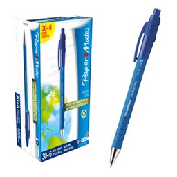 [77128] Special pack 30+ 6 penna sfera scatto FLEXGRIP ULTRA 1.0 blu PAPERMATE