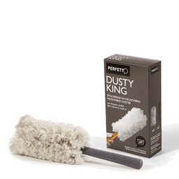 [74081] SPOLVERINO Microfibra + 3 RICAMBI Dusty King PERFETTO
