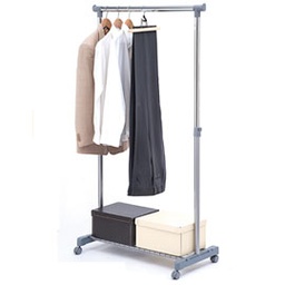 [74266] STENDER APPENDIABITI 87CM CON PORTAOGGETTI AC9001