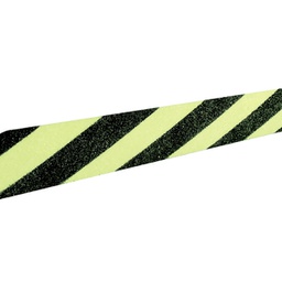 [98280] Striscia antiscivolo fotolumenescente 50x800mm colore giallo/nero