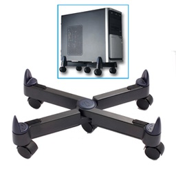 [53244] Supporto CPU con ruote PC101 - nero - Tecnostyl