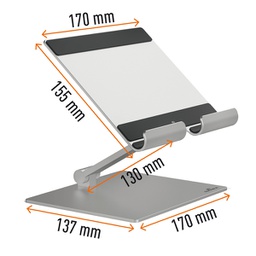 [97835] Supporto per tablet da parete Visioclip Durable