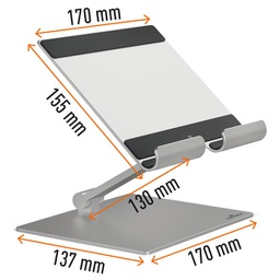 [97836] Supporto per tablet fino a 13'' Rise Durable