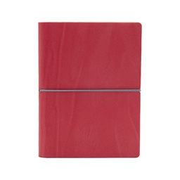 [94579] Taccuino EVO CIAK f.to 9x13cm fogli bianchi copertina rosso corallo INTEMPO