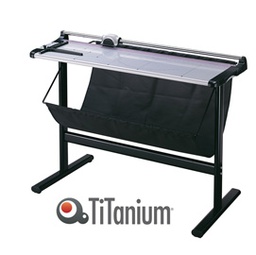 [68558] TAGLIERINA A LAMA ROTANTE A1 960mm c/stand 3021 TiTanium