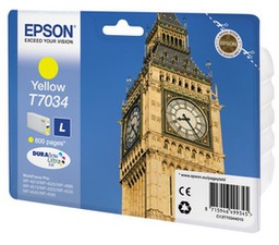 [EPST70344010] TANICA INCHIOSTRO A PIGMENTI GIALLO EPSON DURABRITE ULTRA, L