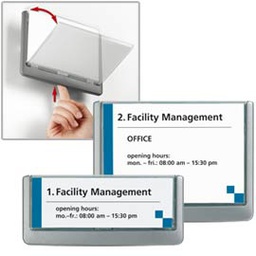 [67864] TARGA FUORI PORTA CLICK SIGN 149x106MM DURABLE