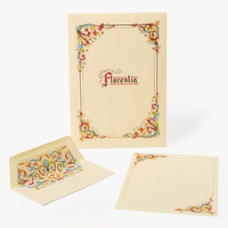 [74276] TASCHETTA 10 FOGLI LETTERA 210x297mm CON BUSTA Linea FLORENTIA KARTOS