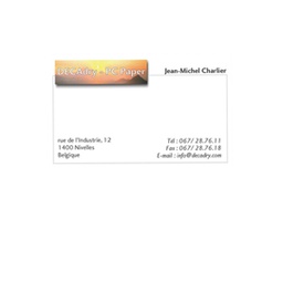 [38225] TASCHETTA 15FG DA 10 BIGLIETTI VISITA BIANCO 200GR SQUADRATI BORDO LISCIO