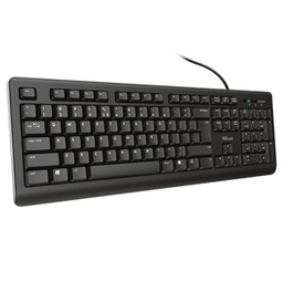 [91184] Tastiera con filo ultrasilenziosa TK-150 - Trust