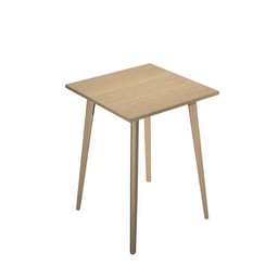 [92485] Tavolo alto 80x80xH105cm Rovere/Rovere Woody