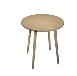 [92497] Tavolo alto tondo D100xH105cm Rovere/Rovere Woody