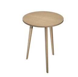 [92494] Tavolo alto tondo D80xH105cm Rovere/Rovere Woody