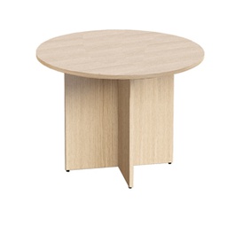 [83013] Tavolo riunione tondo D100cm Rovere - AgorA' Direction