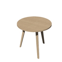 [92479] Tavolo riunione tondo D80cm Rovere/Rovere Woody