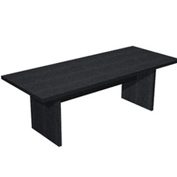 [74331] TAVOLO RIUNIONI 220x100cm NERO VEN. - PRESTIGE