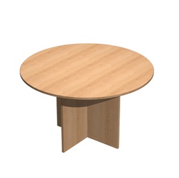 [89537] Tavolo riunioni 4 posti D120 x H72cm Faggio - EASY