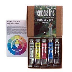 [82103] Tempera Fine Primary Set 5 tubetti da 20ml Maimeri