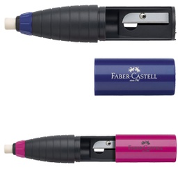 [59811] TEMPERAMATITE CON GOMMA TWIST-COMBI FABER CASTELL