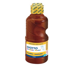 [64465] TEMPERA PRONTA 250ML lavabile GIOTTO MARRONE