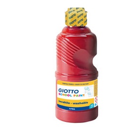 [64463] TEMPERA PRONTA 250ML lavabile GIOTTO ROSSO