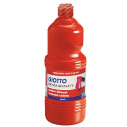 [40468] TEMPERA PRONTA GIOTTO 1000ML ROSSO VERMIGLIO