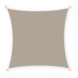 [91716] Tenda a vela ombreggiante quadrata 3m tortora