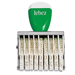 [26313] TIMBRO MANUALE NUMERATORE 9 COLONNE 5MM ART.2233