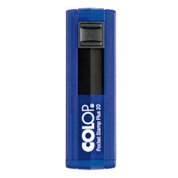 [80451] Timbro Pocket Stamp Plus 20 14x38mm 4righe autoinchiostrante blu COLOP