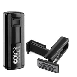 [80450] Timbro Pocket Stamp Plus 20 14x38mm 4righe autoinchiostrante nero COLOP