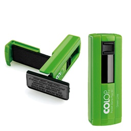 [80457] Timbro Pocket Stamp Plus 30 18x47mm 5righe autoinchiostrante verde COLOP