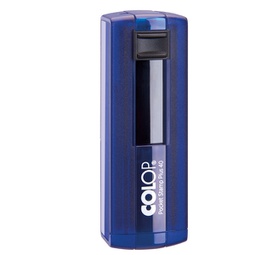 [95208] Timbro Pocket Stamp Plus 40 23x59 mm 6 righe autoinch. blu indingo Colop