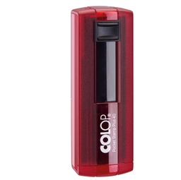 [95209] Timbro Pocket Stamp Plus 40 23 x 59 mm - 6 righe autoinch.rosso rubino Colop