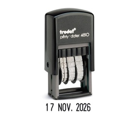 [45312] Timbro Printy Eco 4810 3,8mm DATARIO autoinchiostrante TRODAT