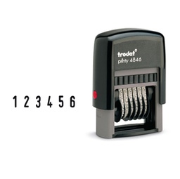 [45315] Timbro Printy Eco 4846 NUMERATORE 6cifre 4mm autoinchiostrante TRODAT