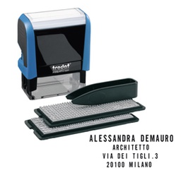 [45302] Timbro Printy Typo 4.0 autocomponibile 491138x14mm 3 righe TRODAT