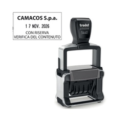 [83124] Timbro Professional 4.0 5440 DATARIO 49x28mm personaliz autoinch. TRODAT