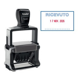 [82577] Timbro Professional 4.0 5460/PR4/L1 DATARIO + RICEVUTO autoinchiostrante TRODAT